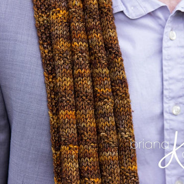 Rust Scarf Knit