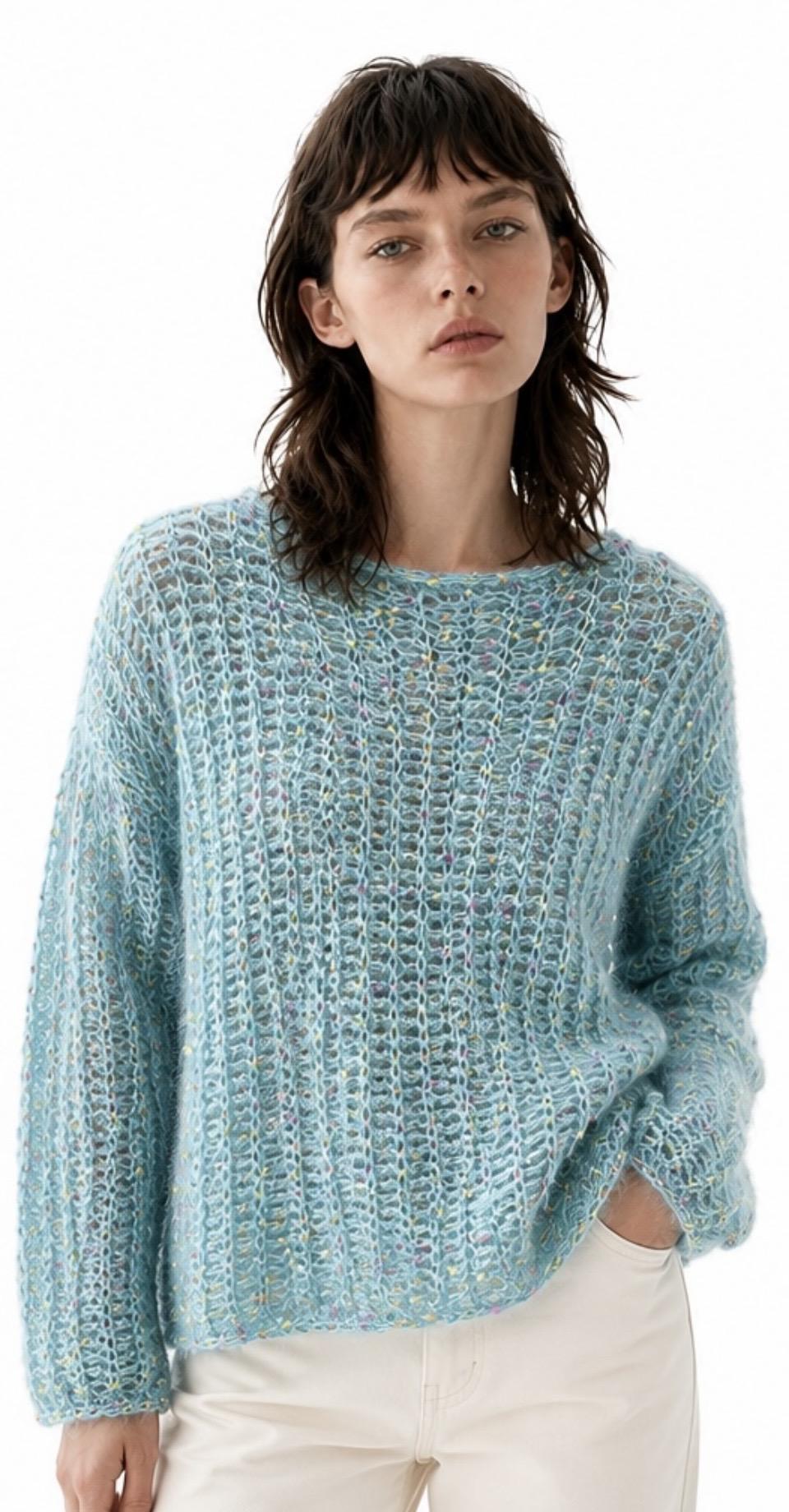 Mohair Crochet Jumper