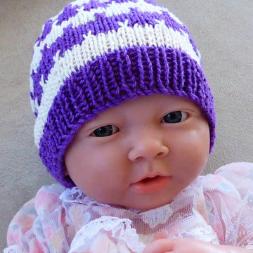 Bonny - 4ply baby beanie