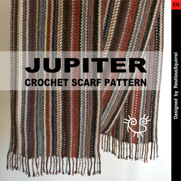 Jupiter crochet scarf