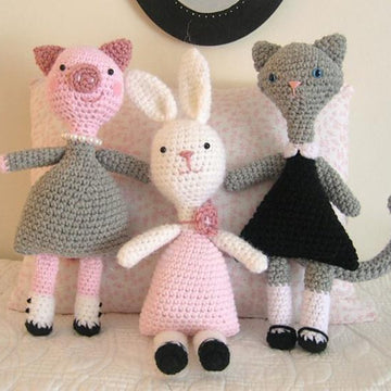 Little Girls - Animal Amigurumi Crochet Patterns