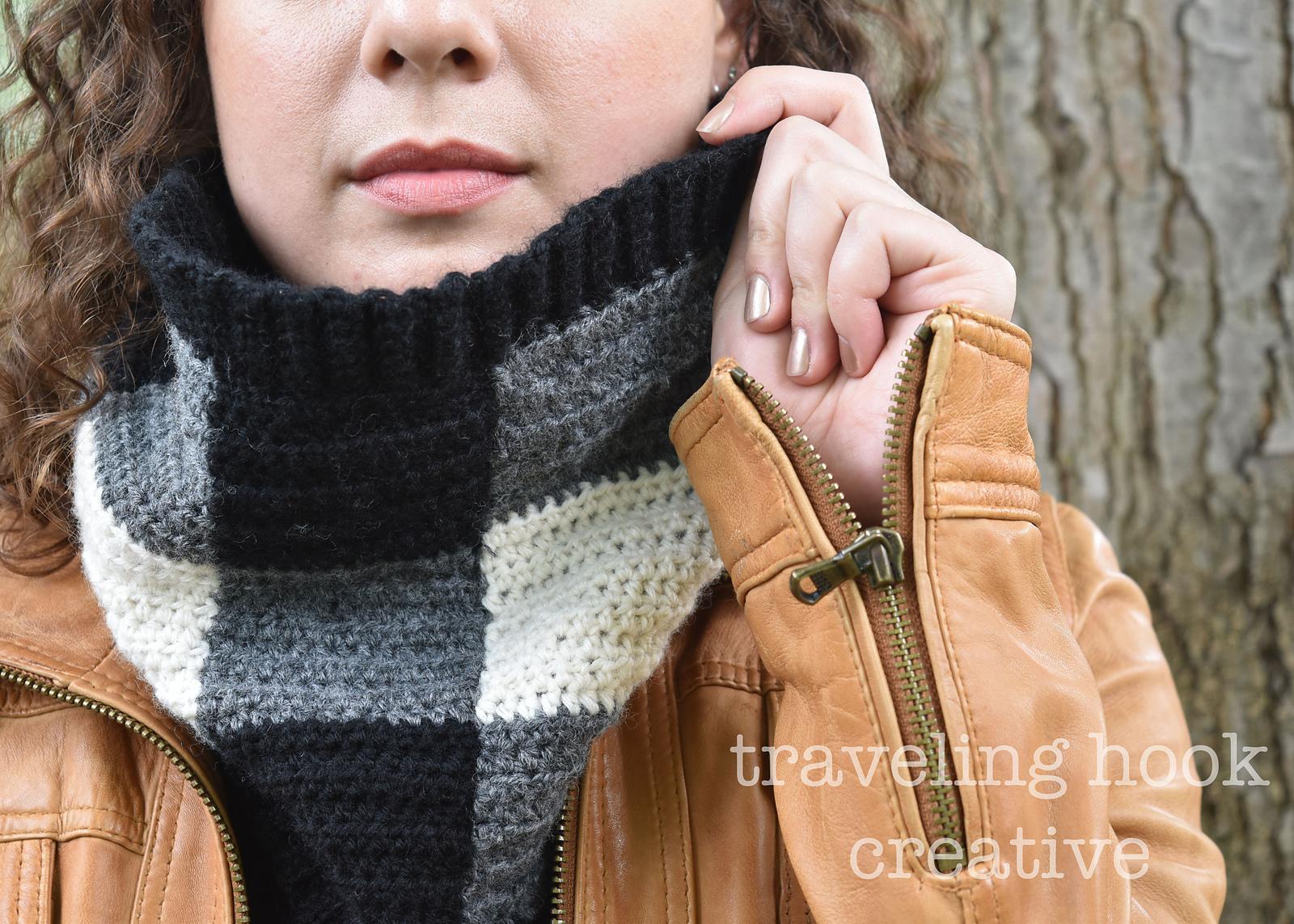 Mod Buffalo Plaid Cowl