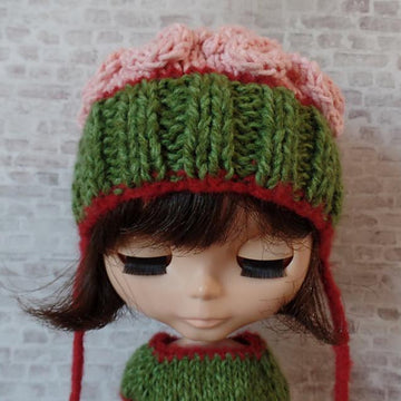 Dead or Alive Zombie dress and Brains hat for 12" Blythe doll