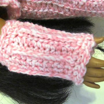 Shoes / Slippers, Headband, Fingerless Gloves
