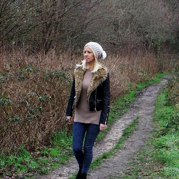 Sky Fall Slouch Beanie