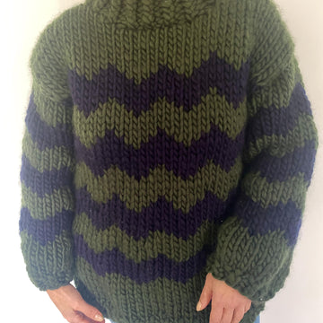 Chunky Chevron Sweater