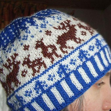 Deer family beanie