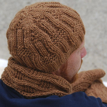Wavy Gravy Man: Hat, Mittens and Scarf Set