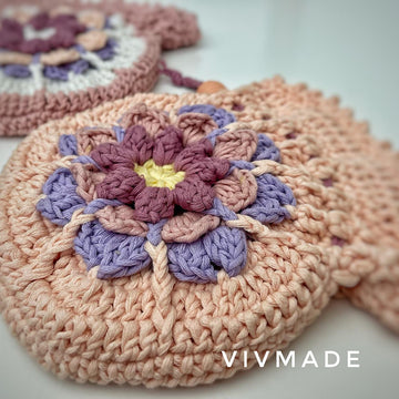 Flower Drawstring pouch