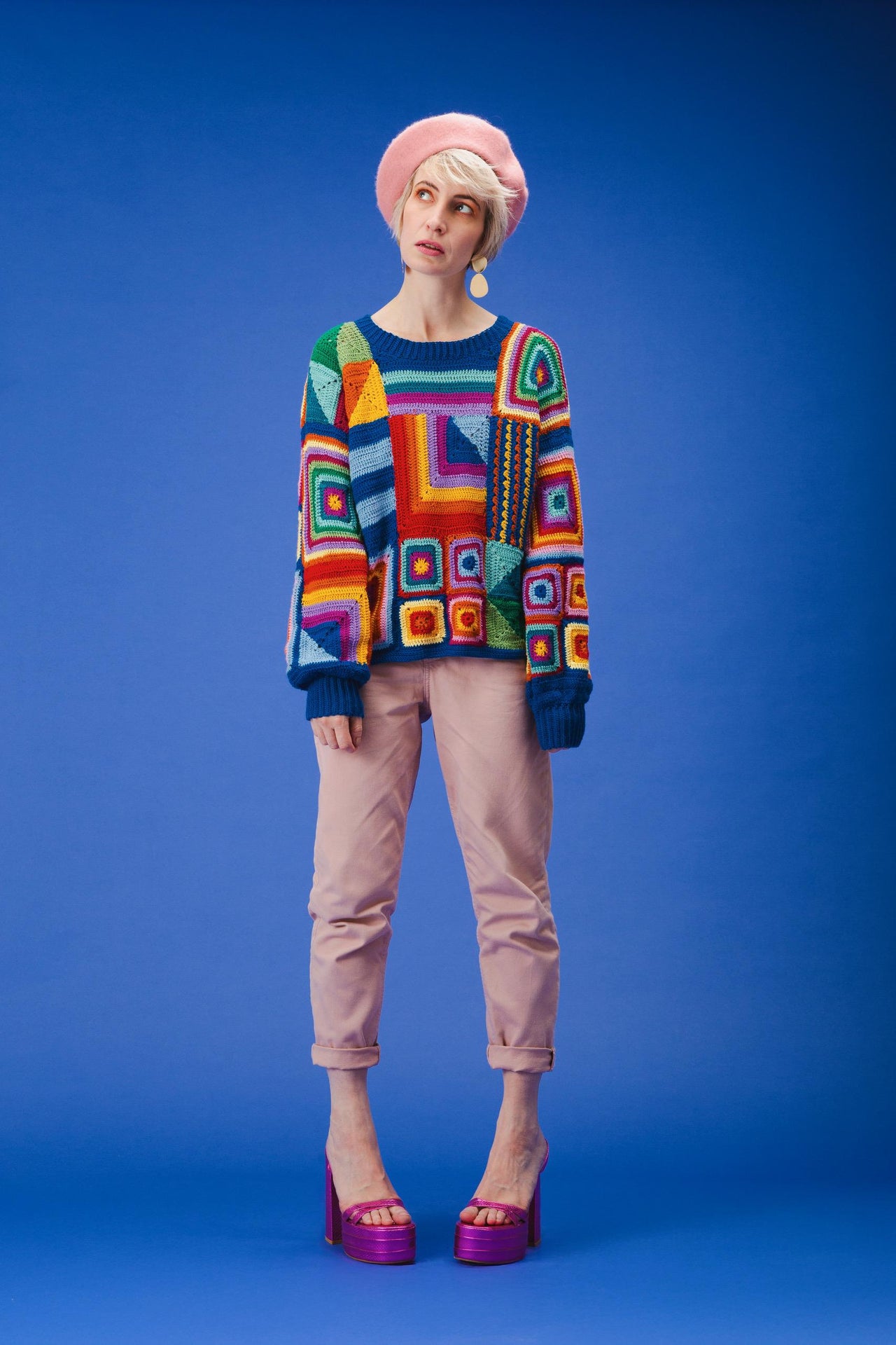 Warhol/ Pop Patch Jumper