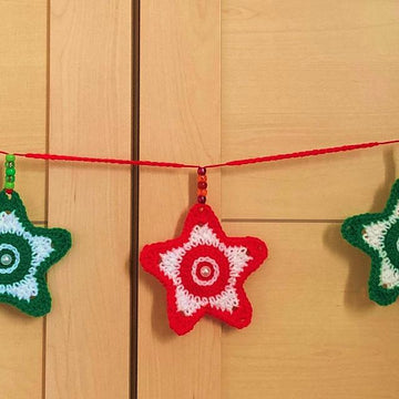 Christmas star garland by HueLaVive