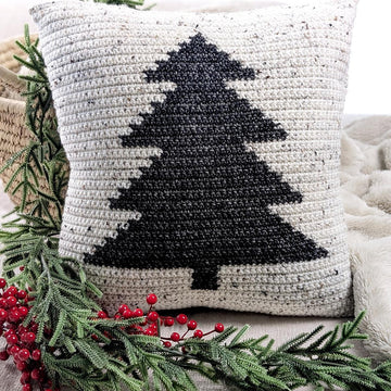 Xmas Tree Pillow Cover