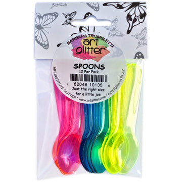 Art Institute Glitter Art Glitter Spoons 10/Pkg - 246134