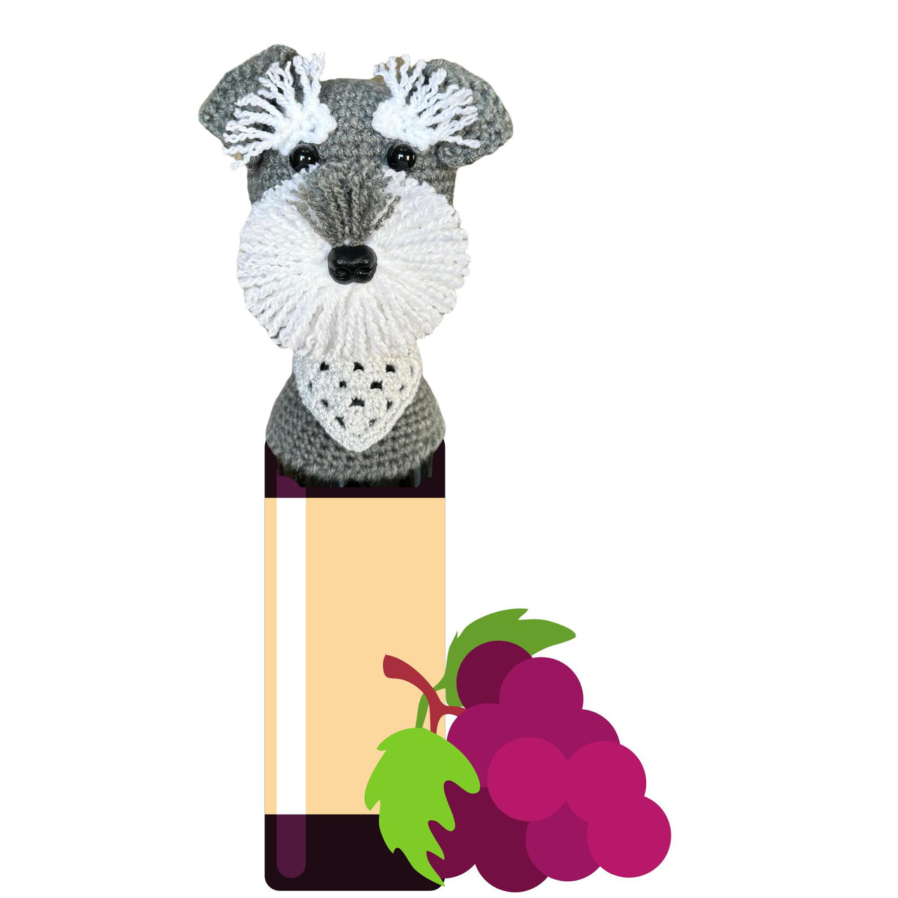 Schnauzer Wine Topper