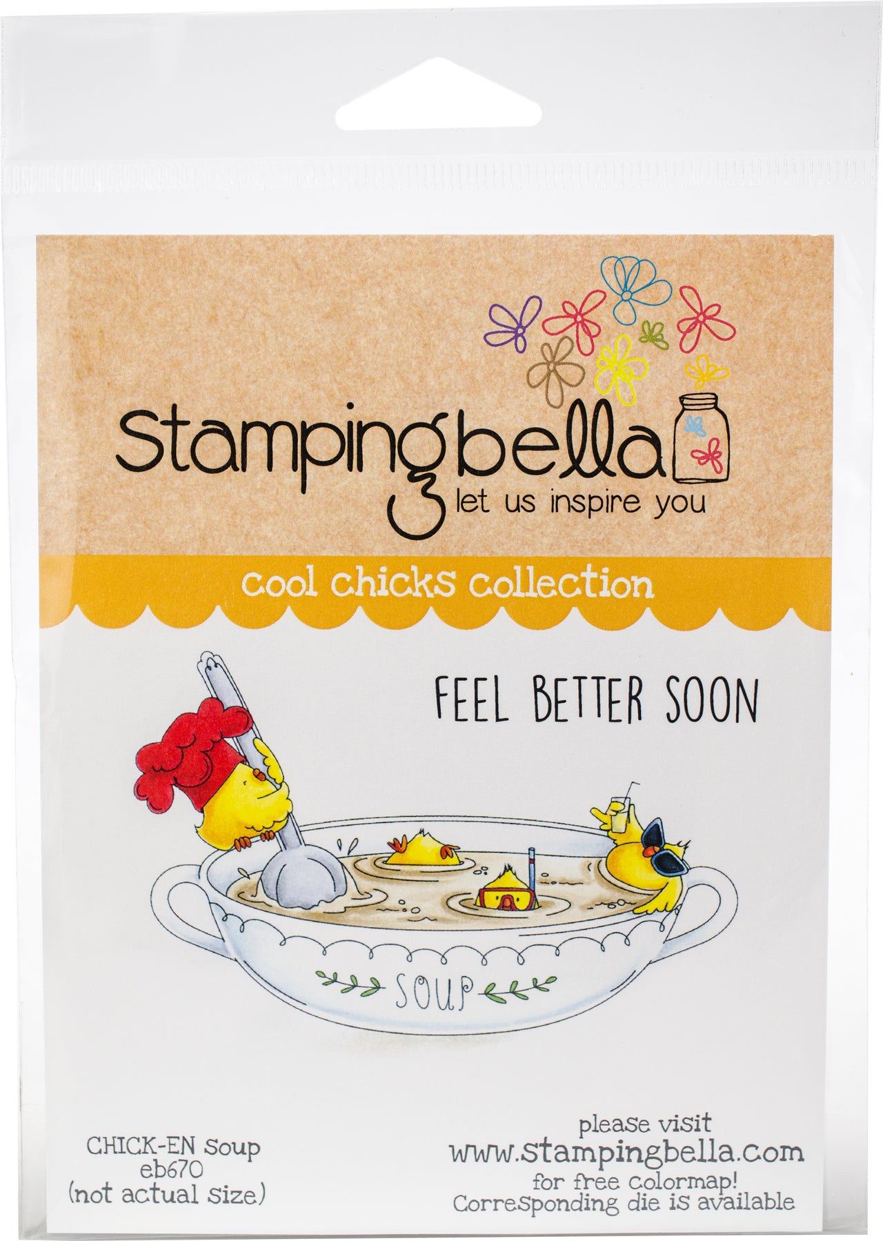 Stamping Bella Cling Stamps - Chick-en Soup