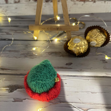 Elf Hat Ferrero Rocher Knitting Pattern