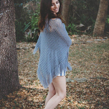 Beginner Lace Crochet Poncho