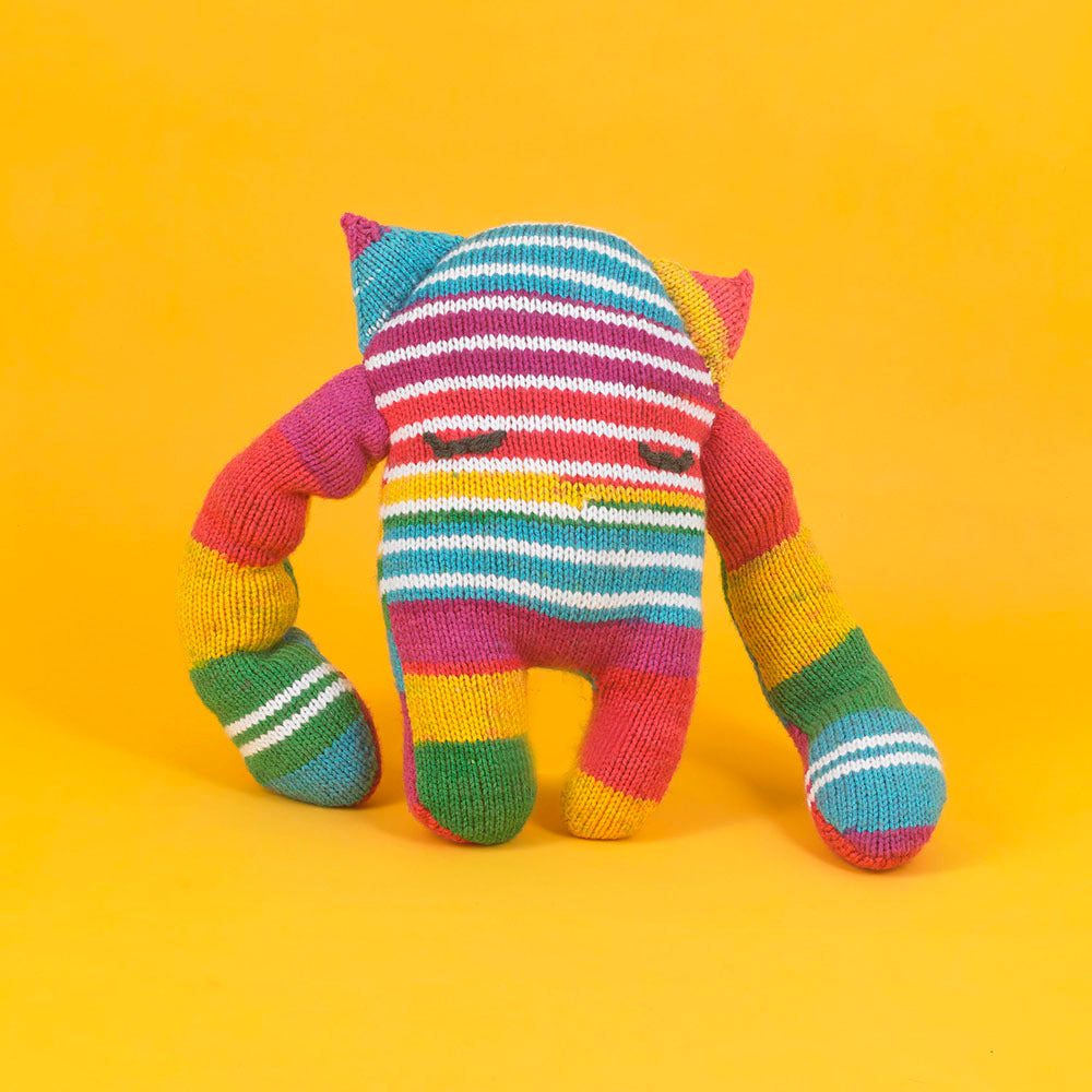 "Kiko the Knitted Monster" - Free Toy Knitting Pattern in Paintbox Yarns