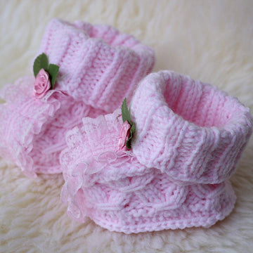 Spring Baby Booties