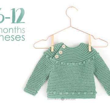 Size 6-12 months – Prehistoric Sweater/Bodice