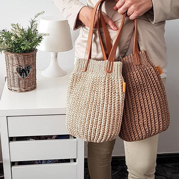 Ribbed Winter Tote