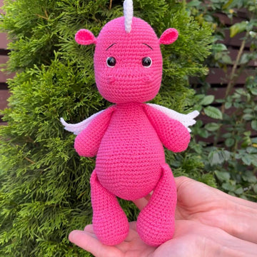 Pink Dragon With Beautiful Wings