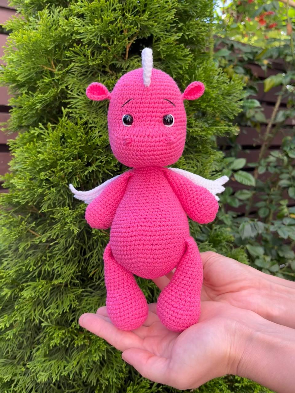 Pink Dragon With Beautiful Wings