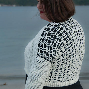Summer Sea Cropped Cardigan