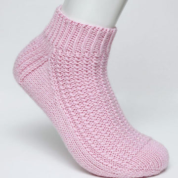 Pink Bubblegum Socks - Toe Up (DK)