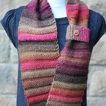 Walnut infinity scarf