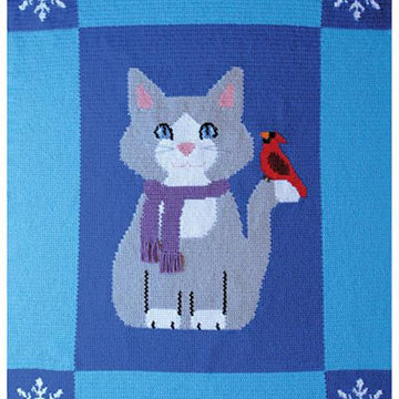 Snow Kitty Afghan