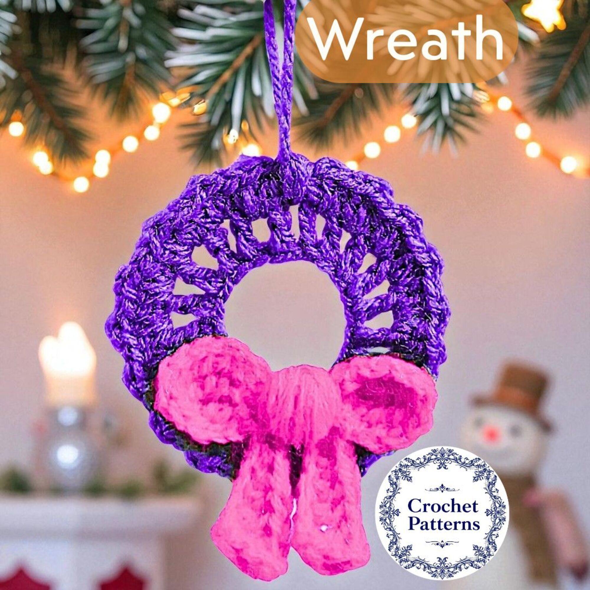 DIY Christmas Ornaments Kit: 8 Crochet Patterns (PDF file)
