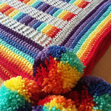 Rainbow Ladders Blanket