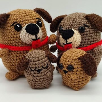 Amigurumi Dog & Puppy