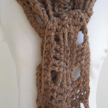Speedy mock motif scarf