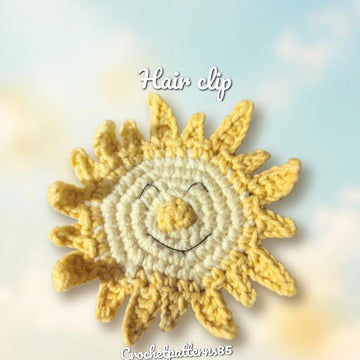Sunny Flower Hair Clip English-US