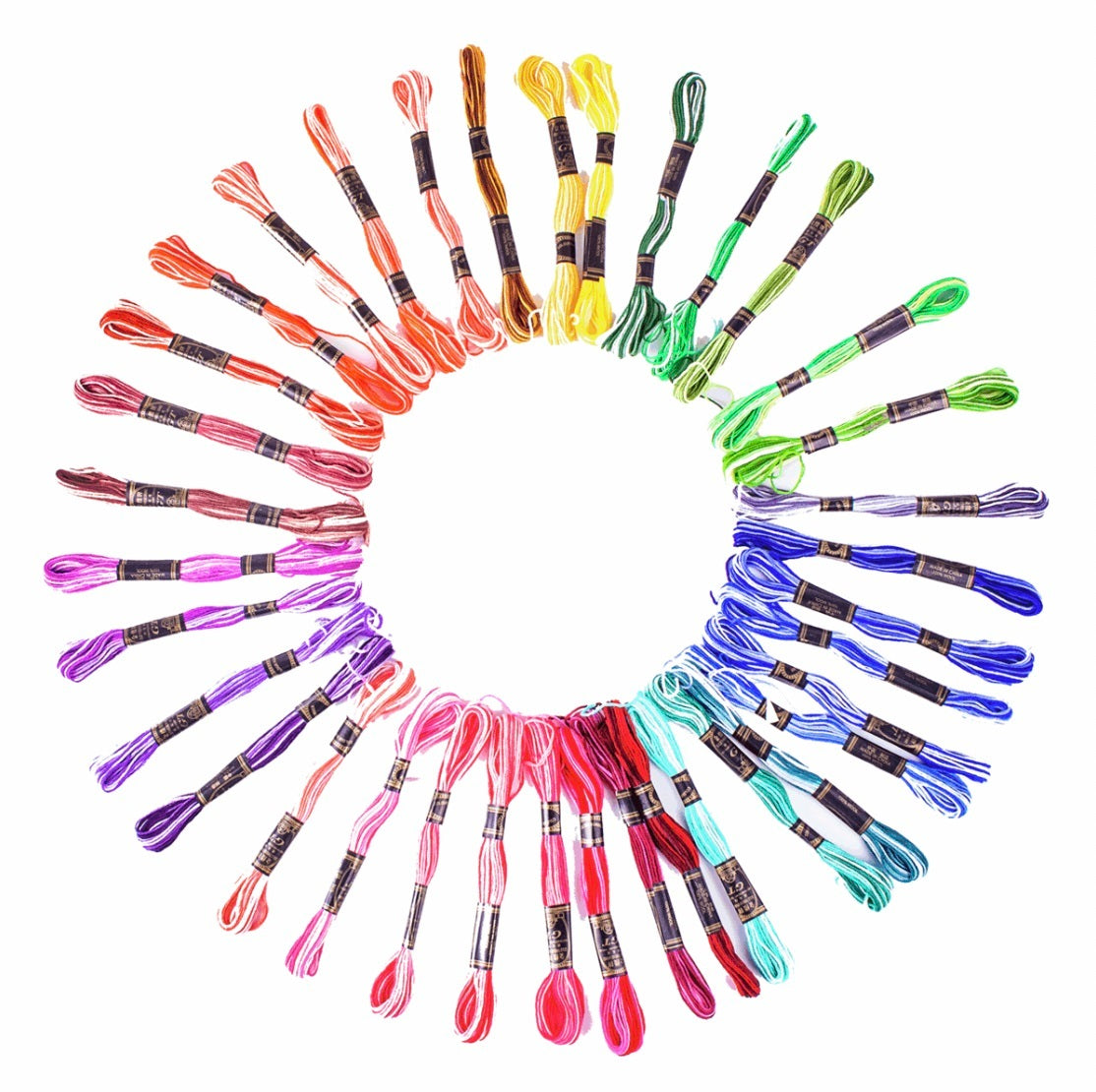 Trimits Stranded Cotton Rainbow Colours - 36 Skeins