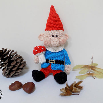 Gnorman the Gnome Amigurumi
