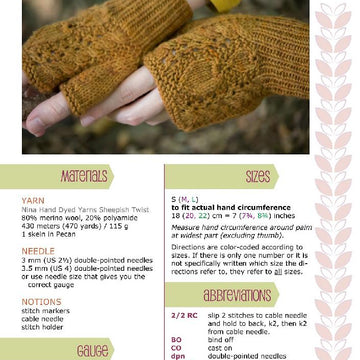 Avellana Mitts