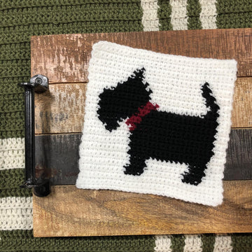 Cozy Scottie Blanket Square