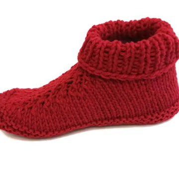 Knitted Booties Slippers Easy Pattern