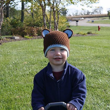 Crochet Bear Beanie
