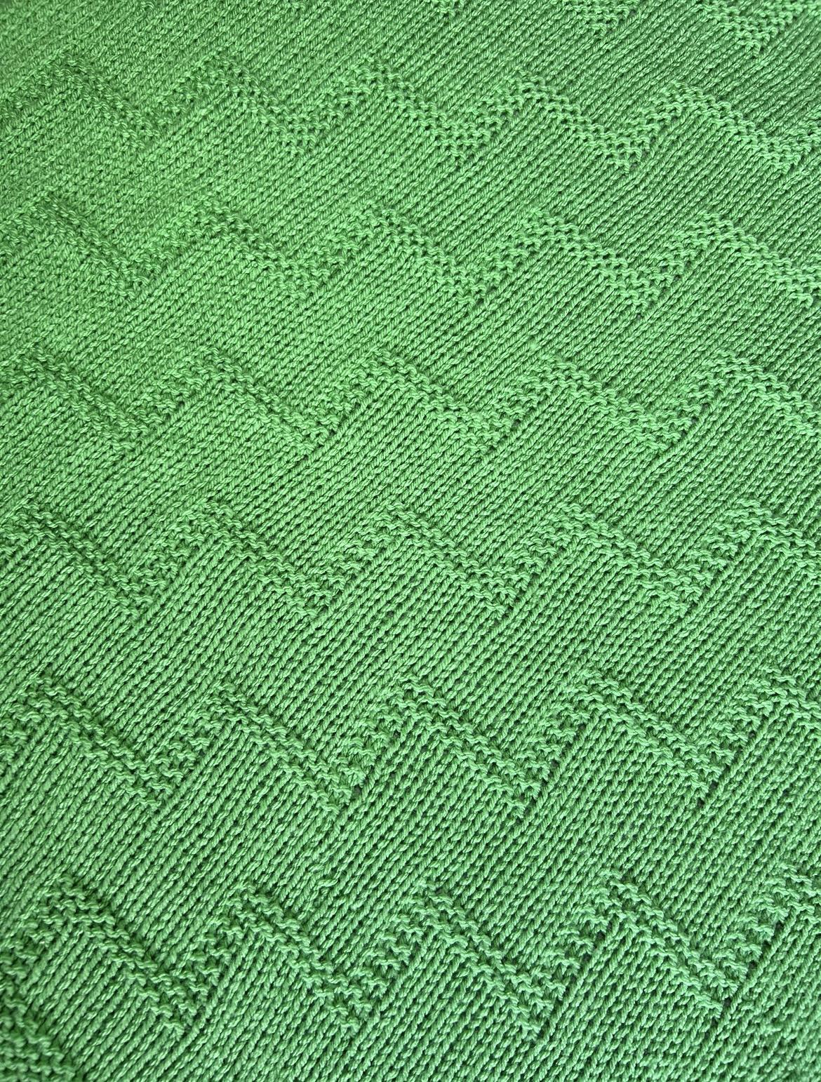 Aran Zig Zag Blanket