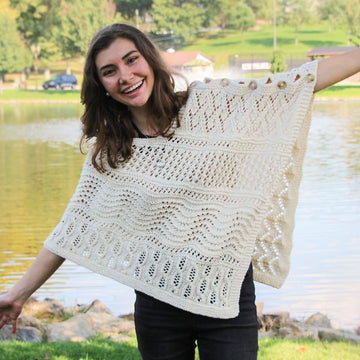 Lace Sampler Poncho
