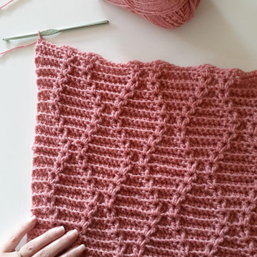 Latticework Afghan