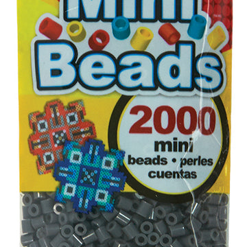 Perler Mini Perler Beads 2000/Pkg - Dark Grey