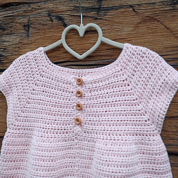 Crochet girl's dress - Sophia Tunic Dress