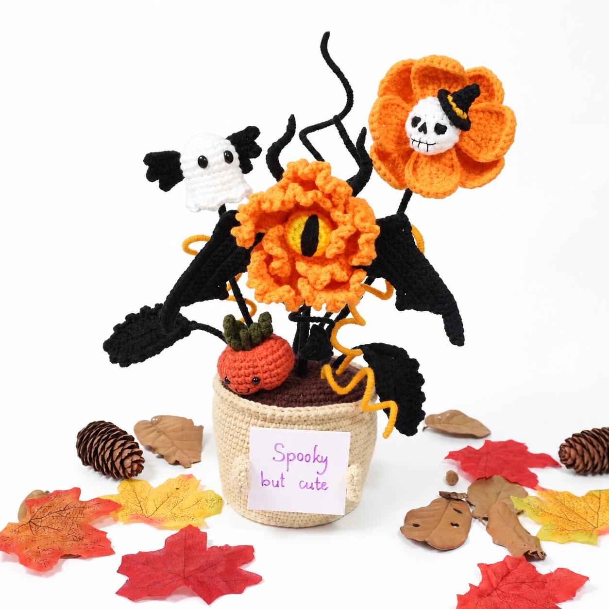 Crochet PDF pattern Spooky Pot