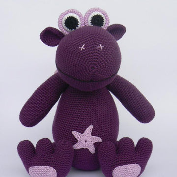 Friendly purple dragon