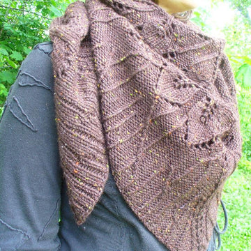 Forest floor shawl